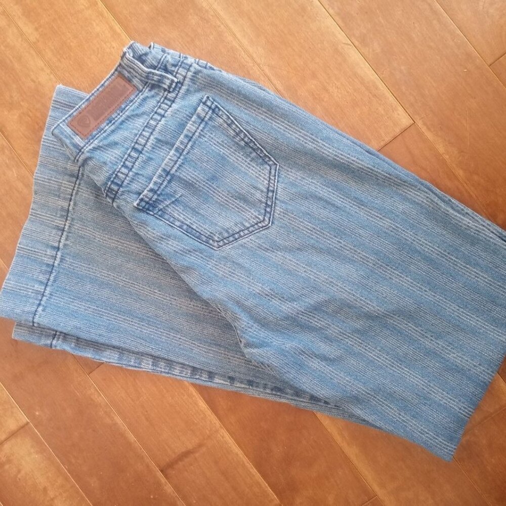 Rock & Roll Denim Women's Jacquard High Rise Trouser Jeans NWOT